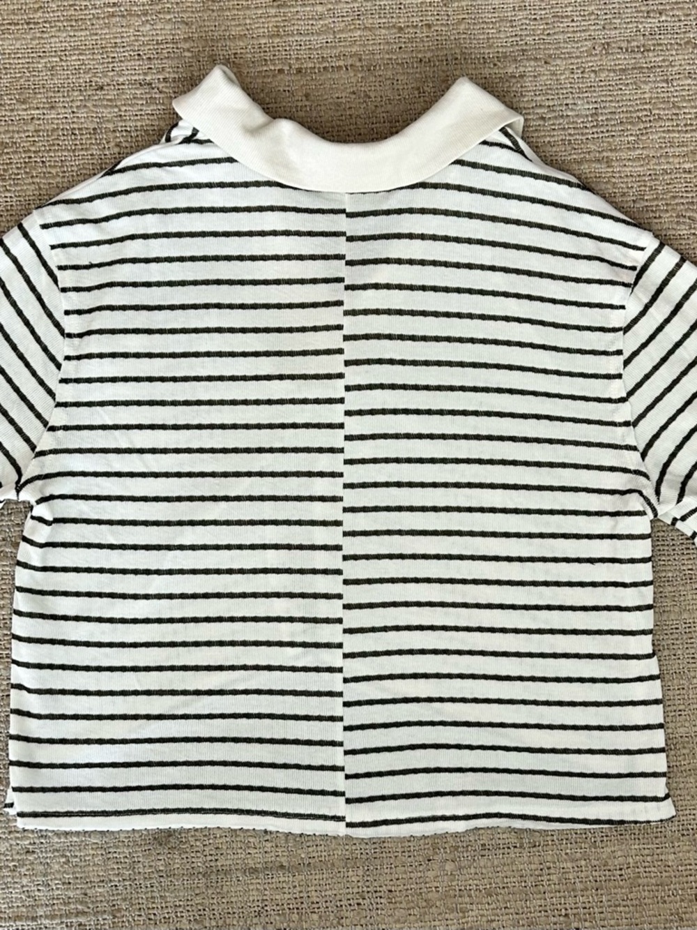 NWOT By Together Relaxed Striped Polo - Picture 3 of 9